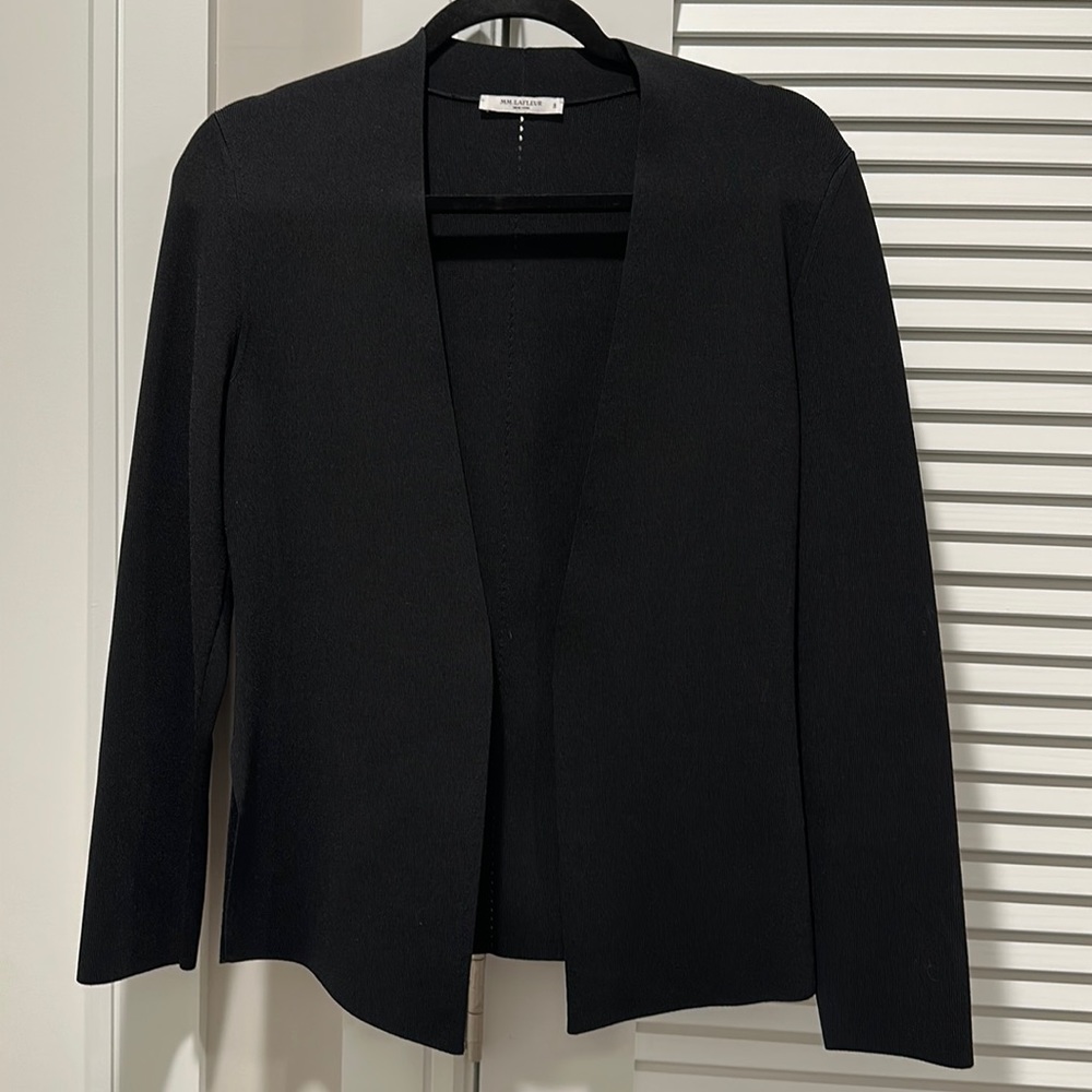 MM LaFleur Woolf 2.0 Jardigan Sweater Blazer Sz Small - Black